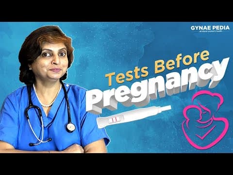 Tests to be Done Before Planning a Pregnancy