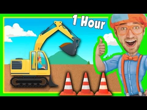 Diggers for children with blippi