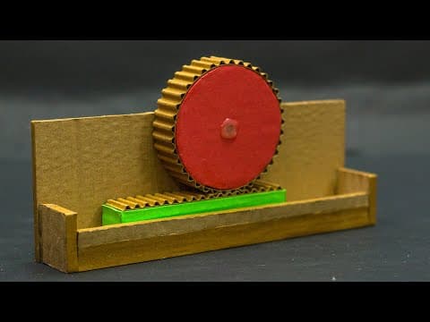 Science Projects | Rack and Pinion Mechanism