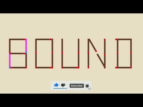 Can you make another word from the existing one? | Matchstick Word Puzzles #126 | Brain Teaser