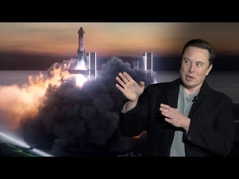 Elon musk reveals new plans for spacex starship flight to mars
