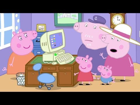Peppa Pig Full Episodes | Grandpa Pig's Computer | Cartoons for Children