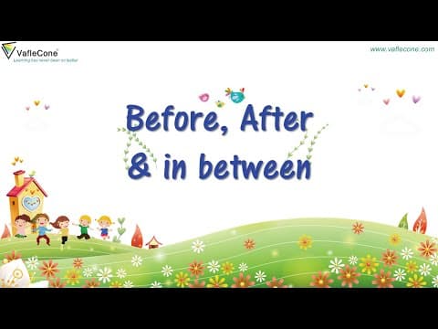Before After and In between numbers l Learn about numbers