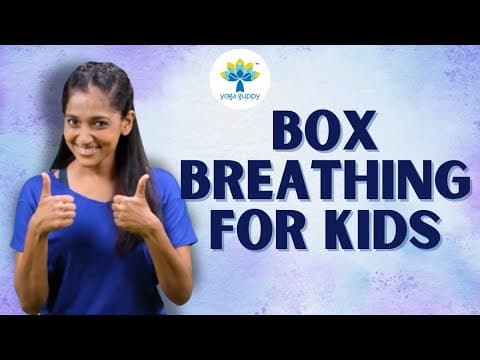 Box Breathing Exercise for Kids | Improve Focus & Concentration | Yoga Guppy