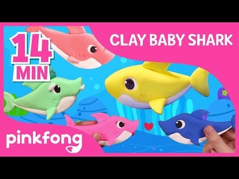 Clay Baby Shark and more | Clay Time | +Compilation
