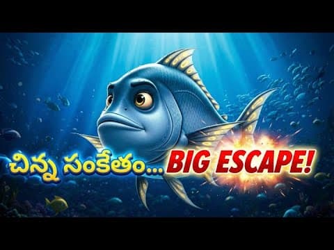 చిన్న సంకేతం, Big Escape! | Neethi Kathalu | Telugu Moral Story