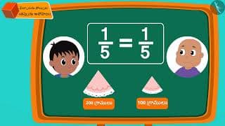 భిన్నాలు: భాగాలను పోల్చడం : భాగం 1|Part 3/3|Comparison of fractions: Part 1