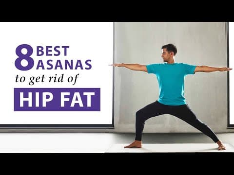 Yoga To Reduce Hip Fat | 8 Asanas To Get Rid Of Hip Fat (Follow Along) | Yoga with Naveen