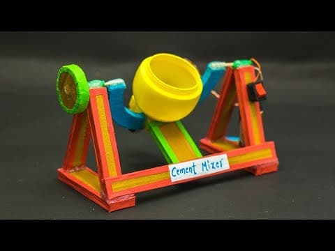 School Science Projects Cement Mixer