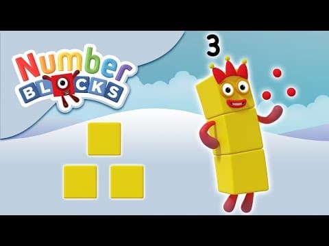 Meet the Number Three | Learn to Count at Home