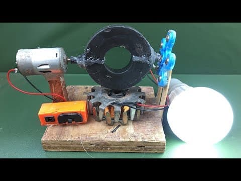 100% Real Free Energy Generator Fan Motor Using DC Motor 12V With Magnet - Experiment Electric