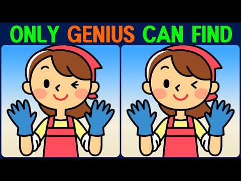 【Find the Difference】 Can you spot all the differences? Try it!