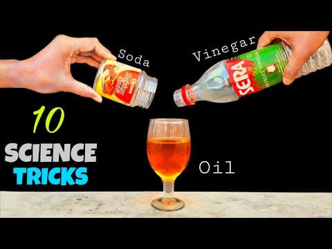 10 Amazing Science Experiments To Do At Home - Easy Science Experiments