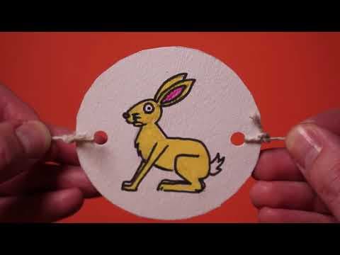 How to Make a Thaumatrope with Paper Panther - YouTube