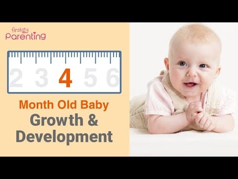 Your 4 month old baby's growth & development (plus activities & care tips)