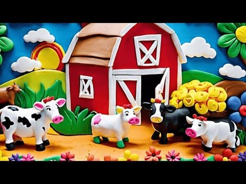 The ANIMALS on the FARM | Clay style