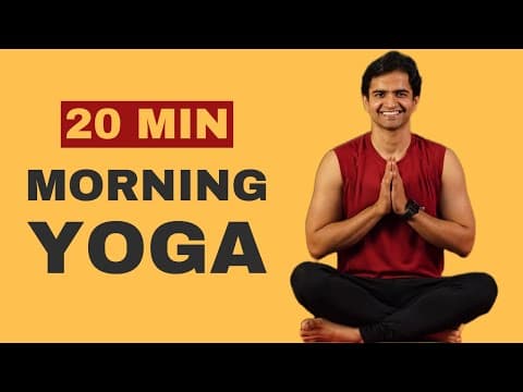20 min Morning Yoga | Energise your day with this Yoga with Naveen