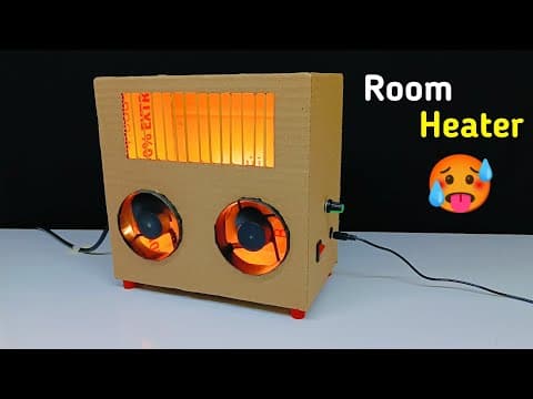 सर्दियों में Room Heater कैसे बनाएं || How To Make Mini Electric Heater At Home Science Project