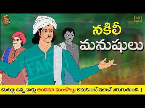 Telugu Stories | నకిలీ మనుషులు | stories in telugu | telugu kathalu |Telugu MoralStories | తెలుగుకథ