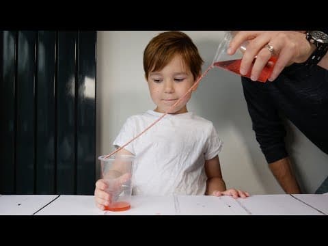 Pouring Water Down a String