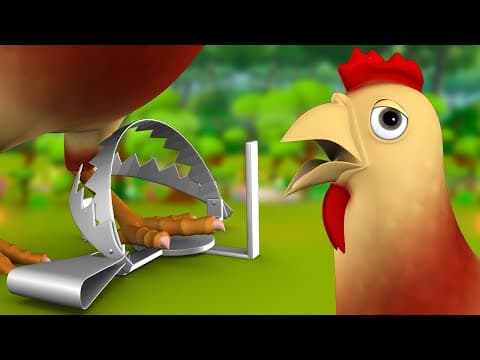The Goat and The Hen Telugu Story మేక మరియు కోడి నీతి కధ 3D Animated Kids Moral Fairy Tales Stories