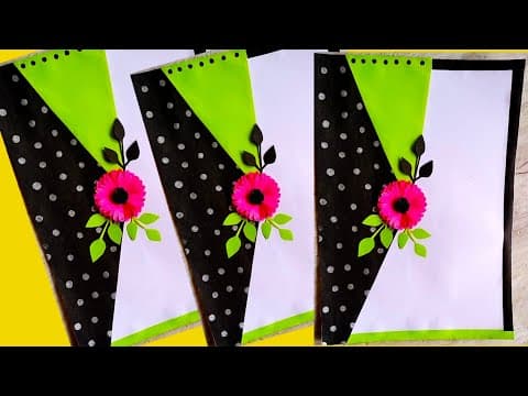 Front page decoration ideas - front page decoration for project