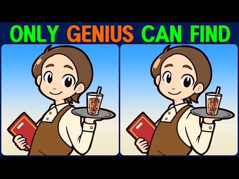 【Find the Difference】 For the smart you! Find the difference in 90 seconds!