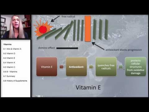 Vitamins: Vitamin E