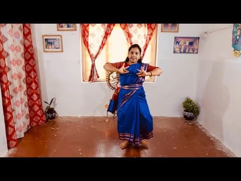 Kuchipudi classes online episode - 37 - 1st half 5th jathi - chathurasra jathis