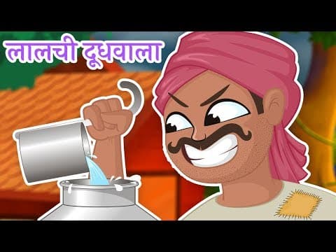 लालची दूधवाला | Lalchi Dudhwala | Hindi Moral Stories for Kids