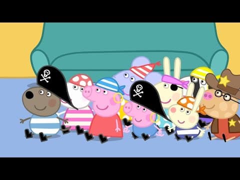 Peppa Pig Goes To A Pirate Party!