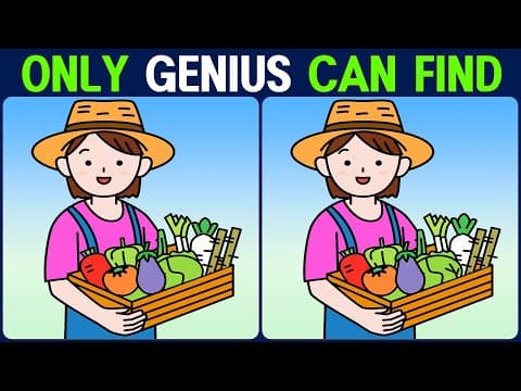 【Find the Difference】 The top 1% of geniuses are all to be found!