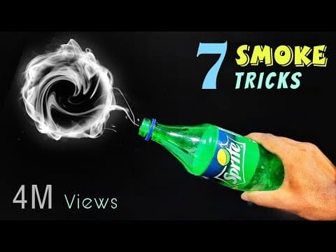 7 Amazing Smoke Experiments At Home - Easy Science Experiments With Smoke