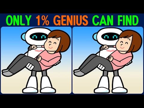 【Find the Difference】 Can you spot all the differences? Try it!