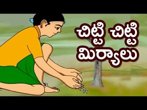 Chitti chitti miryalu song - kids nursery animated rhymes for kids