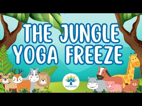 Yoga Freeze Song | Warm Up | Action Song for Kids | Yoga Guppy by Rashmi Ramesh