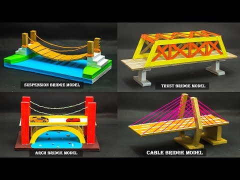 Types Of Bridge | Engineering Projects | Science Projects