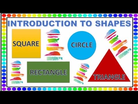 Shapes for kids| SQUARE| TRIANGLE | RECTANGLE | CIRCLE| Basic Shapes| Introduction to Shapes