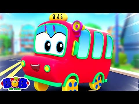 Wheels on the Bus - Kids Learning Video, Nursery Rhyme & Baby Song