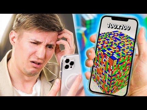 The giant Rubik's cube in my phone - I solved it!