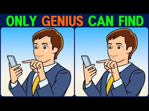 【Find the Difference】 99% of people can't find all the differences!
