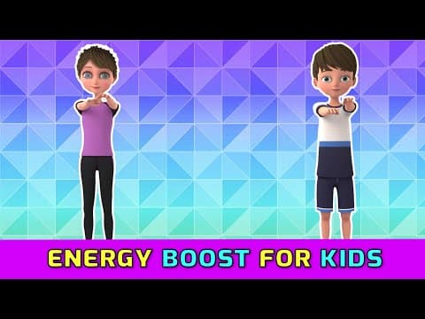 25-MINUTE WORKOUT FOR KIDS TO BOOST ENERGY| Kids Exercise