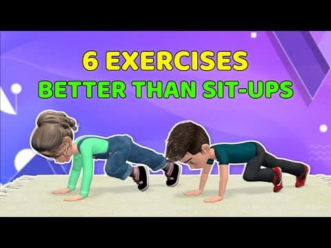 6 CORE EXERCISES BETTER THAN SIT-UPS FOR KIDS