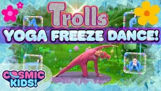 Trolls Yoga Freeze Dance! - Freeze Dance for Kids