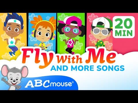 Fly With Me! 🐦 🐝 🐧 & More Songs for Kids | 20 Minute Music Video Compilation | ABCmouse