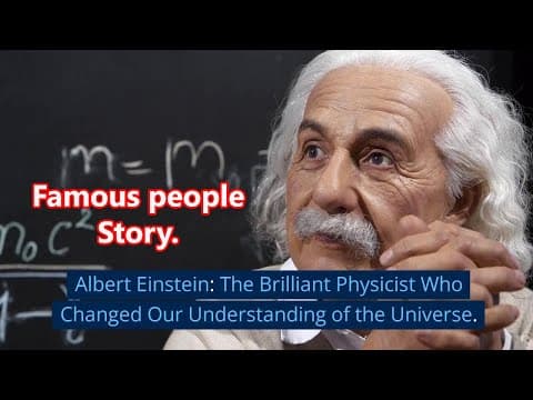 English story for listening, Famous People Story Albert Einstein.