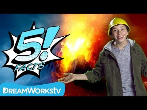 5 Explosive VOLCANO Facts | Nerf presents 5 FACTS