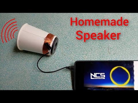 How To Make A Speaker At Home || With Paper Glass || Mini Speaker Easy || Science Project Model