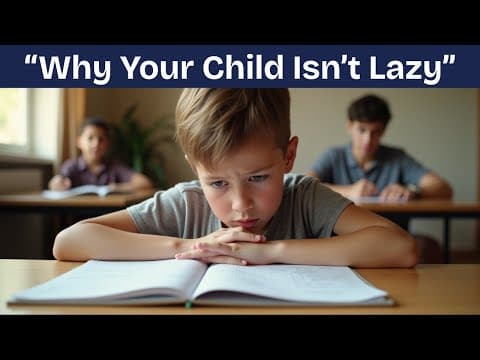 Why Your Child Isnāt Lazy ā Their Brain Just Needs Practice