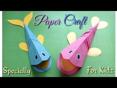 How to Make a Paper Fish - DIY Paper Fish